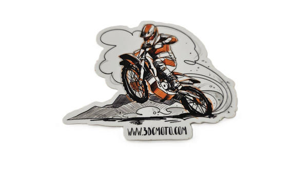 The Orange Rider Sticker