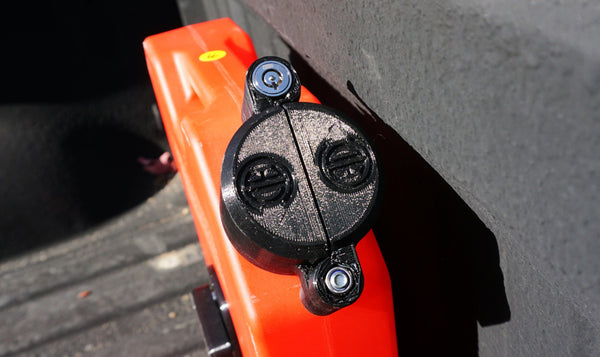 Rotopax and Tark Anti-Siphon Device "THE CLAM"