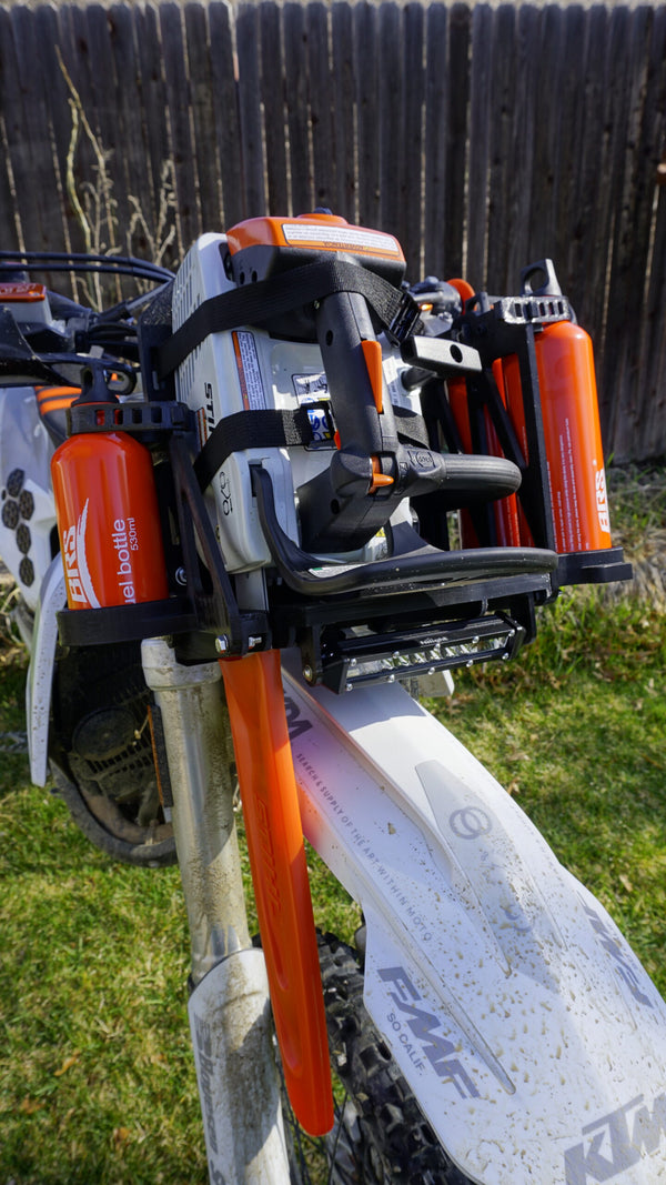 The "Saw Boss" Customizable Chainsaw Mount