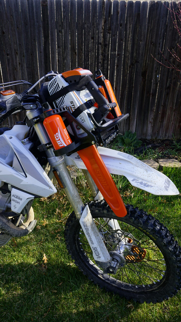 The "Saw Boss" Customizable Chainsaw Mount