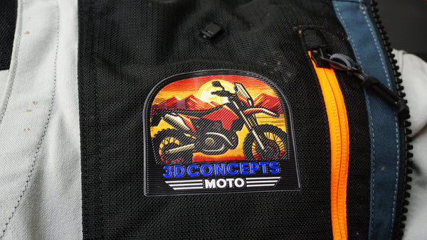 Textured Motorcycle Patch