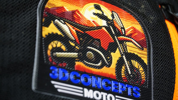 Textured Motorcycle Patch