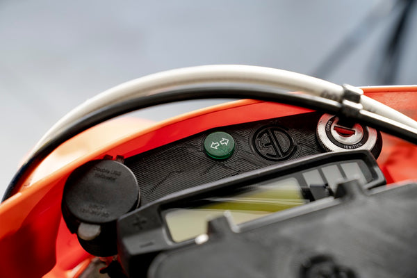 KTM On Road Gauge Relocator with USB Power