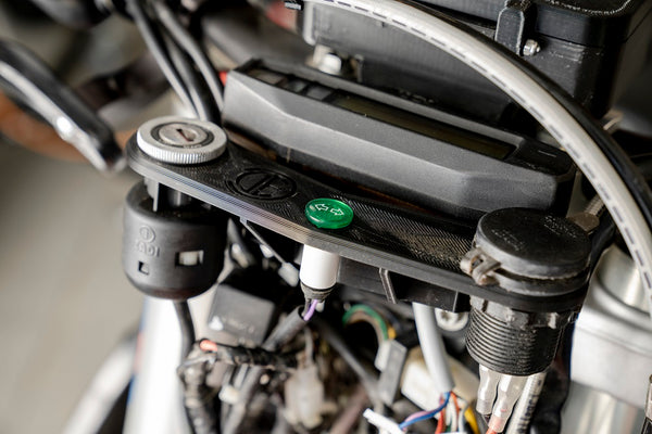 KTM On Road Gauge Relocator with USB Power