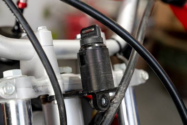 XR100 Ignition Switch Relocator