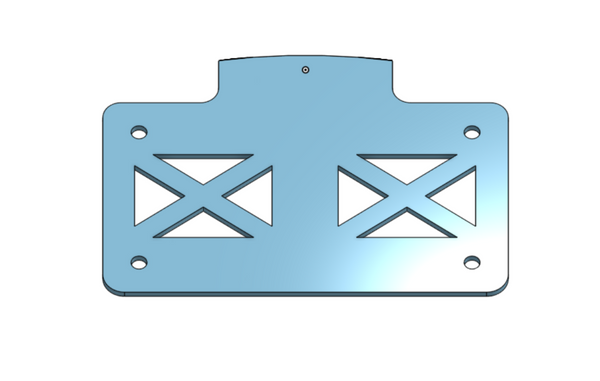 XR100 License Plate Mount